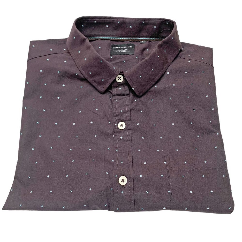 7 Diamonds Beachwood Canyon Button‎ Down SS Shirt